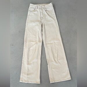 H&M Divided Women's Beige Flare Jeans